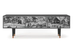 Mueble de TV - 170х59х48 cm - T4 - Country Village, Antracite^ Móvel De Tv