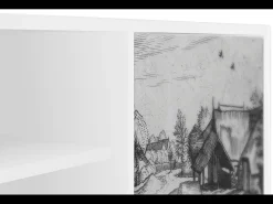 Mueble de TV - 170х69х48 cm - T2 - Country Village, Branco^ Móvel De Tv