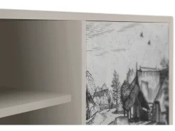 Móvel De Tv| Mueble de TV - 170х69х48 cm - T2 - Country Village, Areia Bege