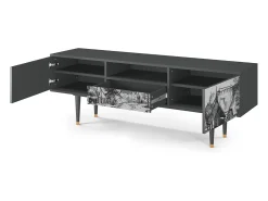 Mueble de TV - 170х59х41 cm - T6 - Country Village, Antracite^ Móvel De Tv