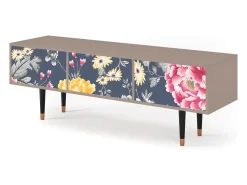 Mueble de TV - 170х59х48 cm - T4 - Dark Flower Bed, Latte^ Móvel De Tv