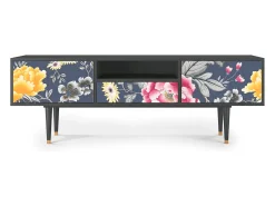Móvel De Tv* Mueble de TV - 170х59х41 cm - T6 - Dark Flower Bed, Antracite Cinza antracite