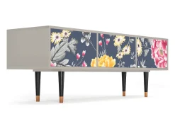 Móvel De Tv* Mueble de TV - 170х59х48 cm - T4 - Dark Flower Bed, Areia Bege