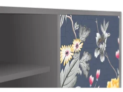 Sale Mueble de TV - 170х69х48 cm - T2 - Dark Flower Bed, Cinza Cinzento