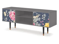 Sale Mueble de TV - 170х69х48 cm - T2 - Dark Flower Bed, Cinza Cinzento