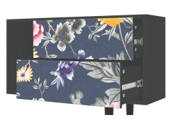 Clearance Mueble de TV - 170х69х48 cm - T1 - Dark Flower Bed, Antracite Cinza antracite