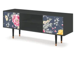 Mueble de TV - 170х69х48 cm - T2 - Dark Flower Bed, Antracite^ Móvel De Tv