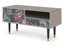 Mueble de TV - 115х59х48 cm - T3 - Dark Peonies, Areia^ Móvel De Tv