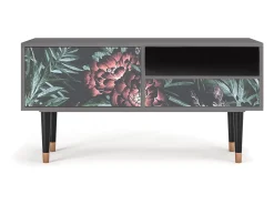Mueble de TV - 115х59х48 cm - T3 - Dark Peonies, Areia^ Móvel De Tv