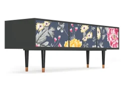 Mueble de TV - 170х59х48 cm - T4 - Dark Flower Bed, Antracite^ Móvel De Tv