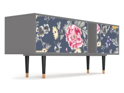 Mueble de TV - 170х69х48 cm - T1 - Dark Flower Bed, Cinza^ Móvel De Tv