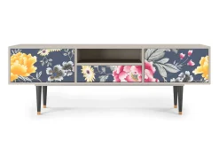 Móvel De Tv* Mueble de TV - 170х59х41 cm - T6 - Dark Flower Bed, Areia Bege