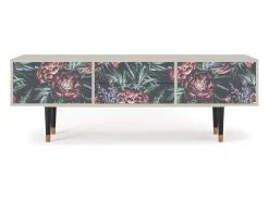 Móvel De Tv| Mueble de TV - 170х59х48 cm - T4 - Dark Peonies, Areia Bege