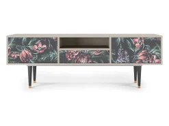 Online Mueble de TV - 170х59х41 cm - T6 - Dark Peonies, Areia Bege