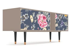 Móvel De Tv* Mueble de TV - 170х69х48 cm - T1 - Dark Flower Bed, Latte Bege