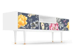 Online Mueble de TV - 170х59х41 cm - T6 - Dark Flower Bed, Branco Bege
