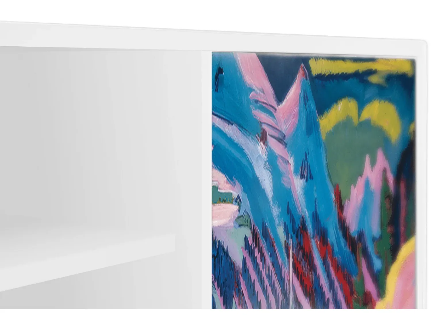 Móvel De Tv* Mueble de TV - 170х69х48 cm - T2 - Davos Winter, Branco Bege