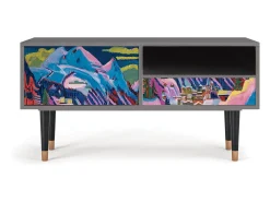 Sale Mueble de TV - 115х59х48 cm - T3 - Davos Winter, Areia Bege