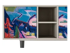 Sale Mueble de TV - 150х69х41 cm - T5 - Davos Winter, Areia Bege
