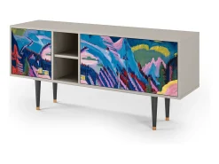Sale Mueble de TV - 150х69х41 cm - T5 - Davos Winter, Areia Bege