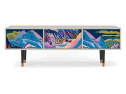 Mueble de TV - 170х59х48 cm - T4 - Davos Winter, Areia Bege