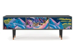 Hot Mueble de TV - 170х59х48 cm - T4 - Davos Winter, Antracite Cinza antracite