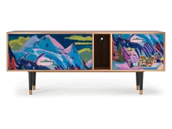Mueble de TV - 170х69х48 cm - T1 - Davos Winter, Nogueira^ Móvel De Tv