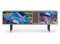 Móvel De Tv| Mueble de TV - 170х69х48 cm - T1 - Davos Winter, Latte Bege