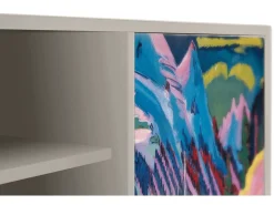 Mueble de TV - 170х69х48 cm - T2 - Davos Winter, Areia^ Móvel De Tv