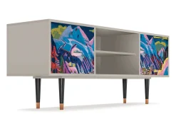 Mueble de TV - 170х69х48 cm - T2 - Davos Winter, Areia^ Móvel De Tv