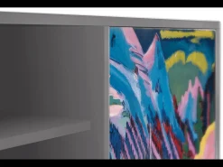 Móvel De Tv| Mueble de TV - 170х69х48 cm - T2 - Davos Winter, Cinza Cinzento