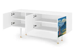 Sale Mueble de TV - 150х69х41 cm - T5 - Day of the God, Branco Bege