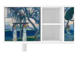 Sale Mueble de TV - 150х69х41 cm - T5 - Day of the God, Branco Bege