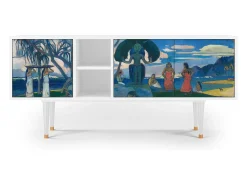 Sale Mueble de TV - 150х69х41 cm - T5 - Day of the God, Branco Bege