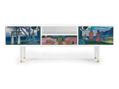 Mueble de TV - 170х59х41 cm - T6 - Day of the God, Branco Bege