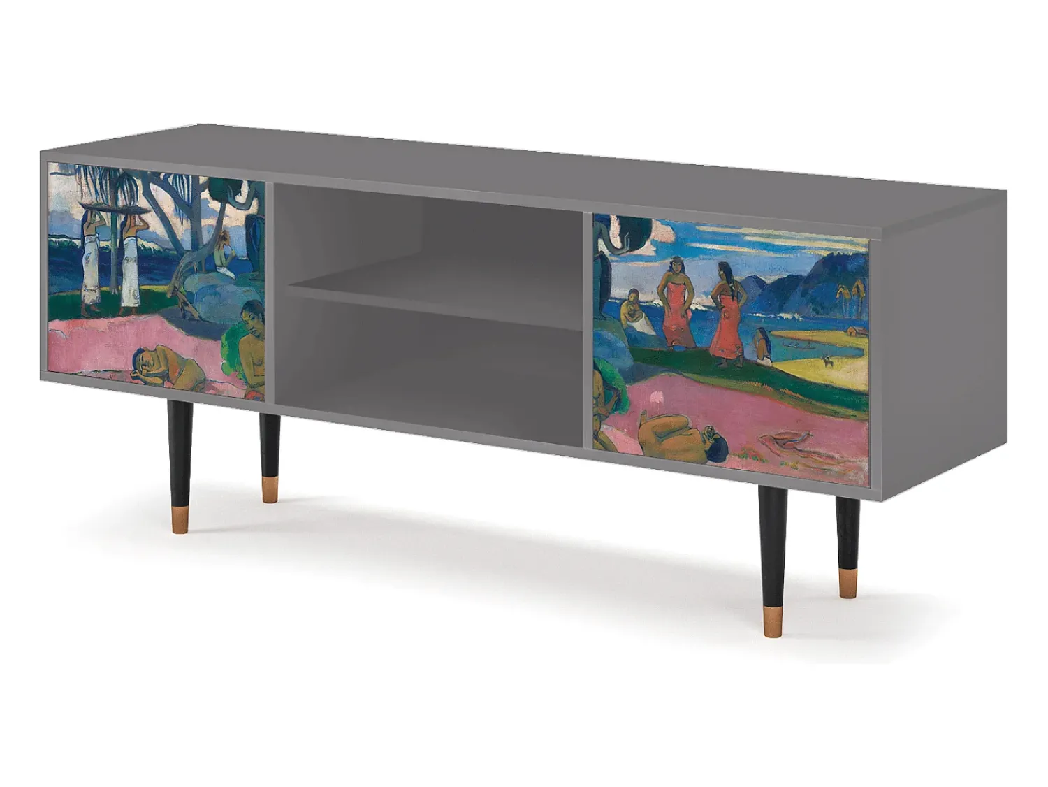 Mueble de TV - 170х69х48 cm - T2 - Day of the God, Cinza^ Móvel De Tv