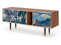 Móvel De Tv* Mueble de TV - 170х69х48 cm - T1 - Day of the God, Nogueira Castanho