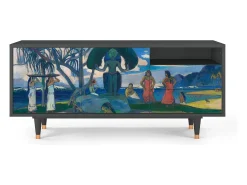 Mueble de TV - 125х56х41 cm - T7 - Day of the God, Antracite^ Móvel De Tv