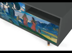 Mueble de TV - 125х56х41 cm - T7 - Day of the God, Antracite^ Móvel De Tv