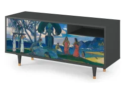 Mueble de TV - 125х56х41 cm - T7 - Day of the God, Antracite^ Móvel De Tv