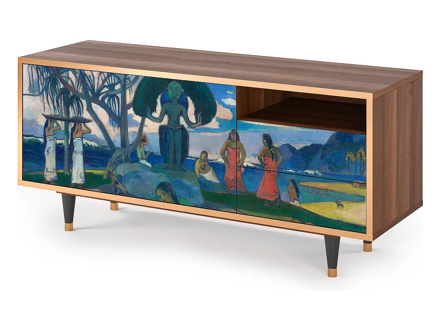 Mueble de TV - 125х56х41 cm - T7 - Day of the God, Nogueira^ Móvel De Tv