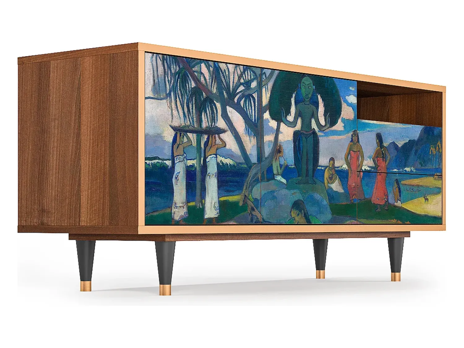 Mueble de TV - 125х56х41 cm - T7 - Day of the God, Nogueira^ Móvel De Tv