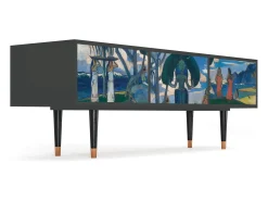 Best Mueble de TV - 170х59х48 cm - T4 - Day of the God, Antracite Cinza antracite