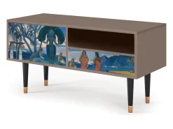 Móvel De Tv* Mueble de TV - 115х59х48 cm - T3 - Day of the God, Latte Bege