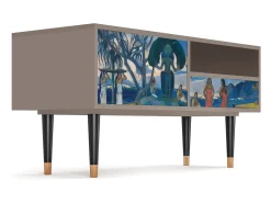 Móvel De Tv* Mueble de TV - 115х59х48 cm - T3 - Day of the God, Latte Bege