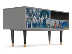 Hot Mueble de TV - 115х59х48 cm - T3 - Day of the God, Cinza Cinzento
