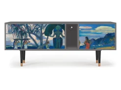 New Mueble de TV - 170х69х48 cm - T1 - Day of the God, Cinza Cinzento