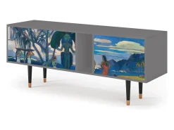 New Mueble de TV - 170х69х48 cm - T1 - Day of the God, Cinza Cinzento