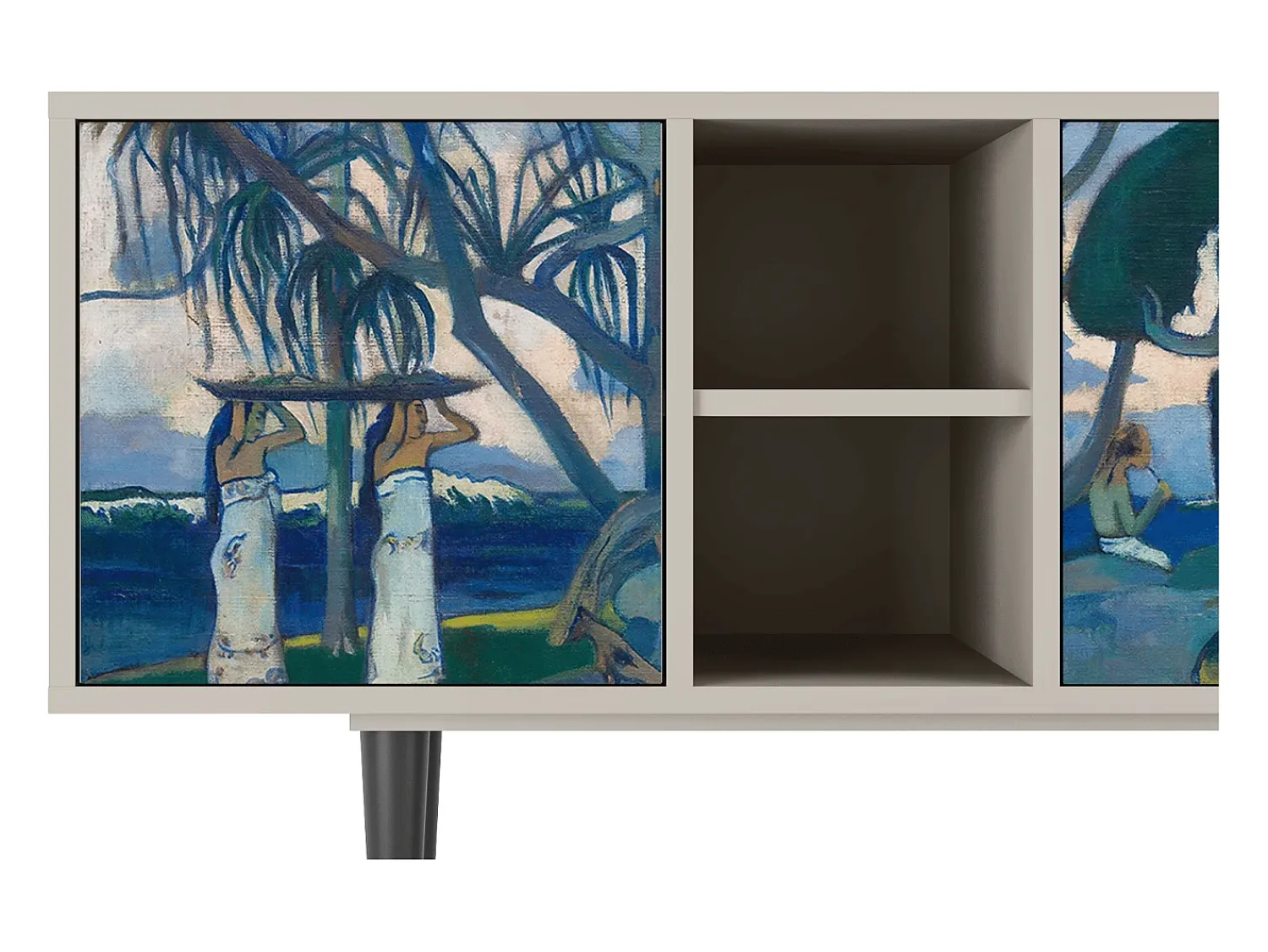 Móvel De Tv| Mueble de TV - 150х69х41 cm - T5 - Day of the God, Areia Bege