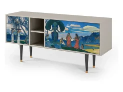 Móvel De Tv| Mueble de TV - 150х69х41 cm - T5 - Day of the God, Areia Bege